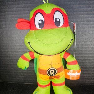 Raphael Ninja Turtle Plush Toy 9" Tall NWT Teenage Mutant Ninja Turtle Raphael